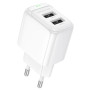 Зарядний пристрій BOROFONE BAS41A 2xUSB white (6941991113741)