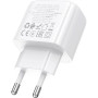 Зарядний пристрій BOROFONE BAS44A 1xUSB-C PD20W + 1xUSB QC3.0 white (6941991113840)