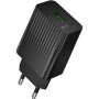 Зарядний пристрій BOROFONE BAS72A USB QC3.0 18W black (6941991122637)