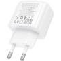 Зарядний пристрій HOCO CS55A 1xUSB-C PD30W + 1xUSB QC3.0 white (6942007631549)