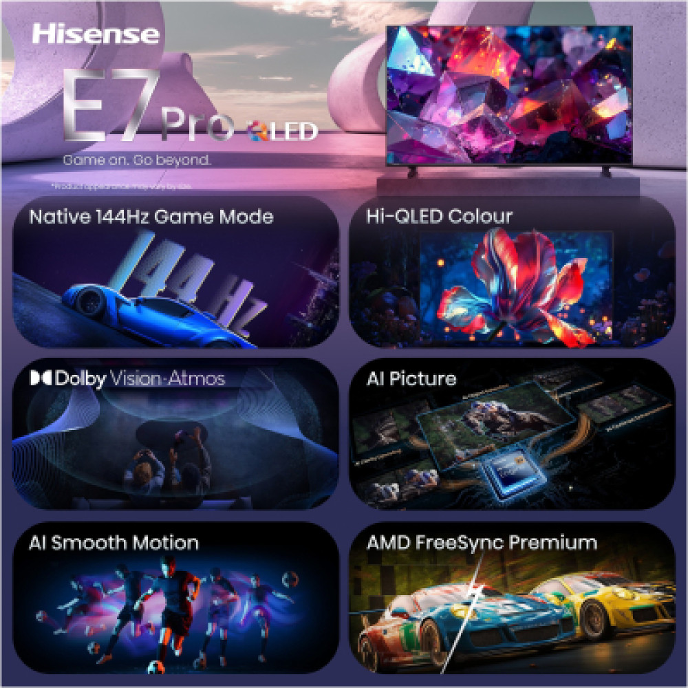 Телевізор Hisense 55E7S PRO