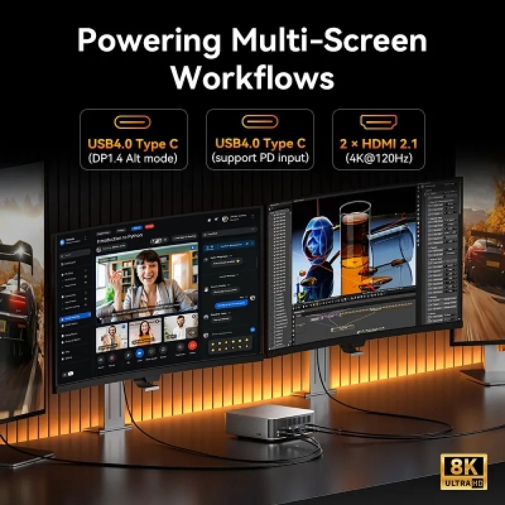 Комп'ютер GEEKOM A9 MAX / Ryzen AI 9 HX 470, 32, 1TB, Radeon 890M, WIN11 P (GMA9MAXRAI9HX470-321T-EU)