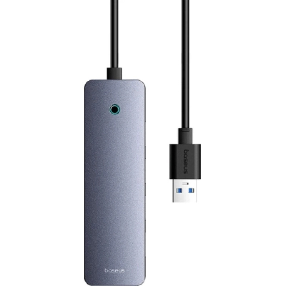 Концентратор Baseus USB 3.0 to 4xUSB 3.0 + USB-C gray (B0005280B811-01)