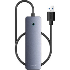 Концентратор Baseus USB 3.0 to 4xUSB 3.0 + USB-C gray (B0005280B811-01)
