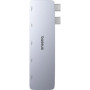 Концентратор Baseus USB-C 5-in-1 3xUSB 3.0 + 1xUSB-C 40Gbps + 1xHDMI 4K30Hz gray (B00052801811-04)