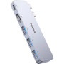 Концентратор Baseus USB-C 5-in-1 3xUSB 3.0 + 1xUSB-C 40Gbps + 1xHDMI 4K30Hz gray (B00052801811-04)