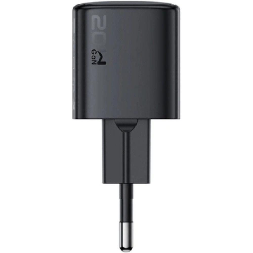 Зарядний пристрій Acefast A117 USB-C PD20W GaN black (6974316284987)