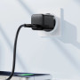 Зарядний пристрій Acefast A117 USB-C PD20W GaN black (6974316284987)