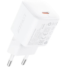 Зарядний пристрій Acefast A118 USB-C PD30W GaN white (6974316285366)