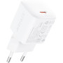 Зарядний пристрій Acefast A118 USB-C PD30W GaN white (6974316285366)