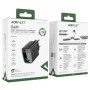 Зарядний пристрій Acefast A90 USB QC3.0 18W GaN black (6974316283249)