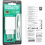 Зарядний пристрій BOROFONE USB-C PD20W + cable USB-C to Lightning white (6941991111419)