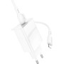 Зарядний пристрій BOROFONE USB-C PD20W + cable USB-C to Lightning white (6941991111419)
