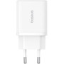 Зарядний пристрій Baseus 1xUSB-C PD30W + 1xUSB QC3.0 white (P10111404213-00)