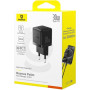 Зарядний пристрій Baseus USB-C PD30W black (P10111605113-00)