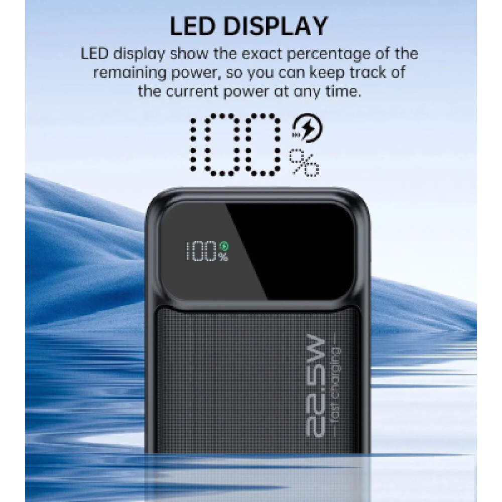 Батарея універсальна Choetech 40000mAh, PD/22.5W, QC, AFC (B731)
