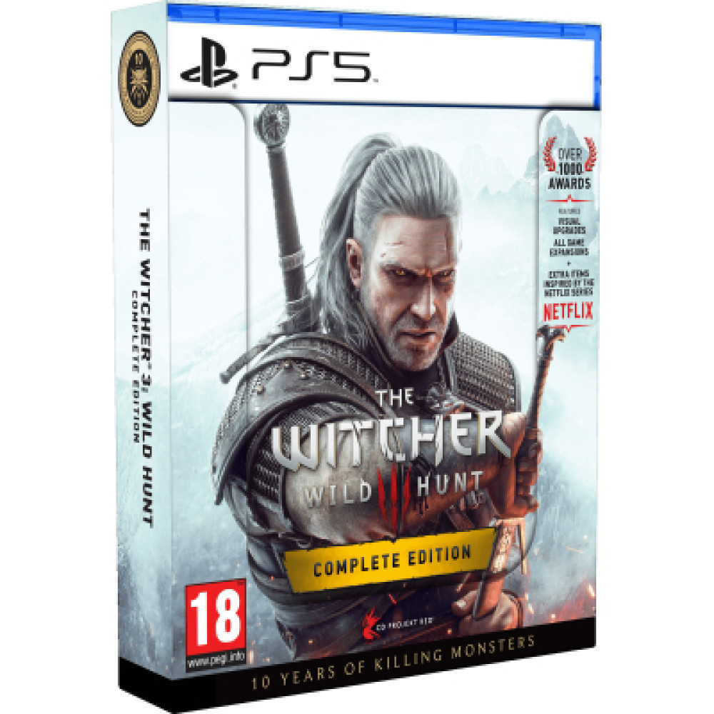 Гра Sony The Witcher 3 Wild Hunt Complete Edition + 10th Anniversary Steelbook, BD диск (5908305250463)