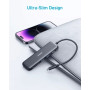 Концентратор Anker USB-C 5-in-1 2xUSB-A + USB-C 5Gbps + HDMI 4K + USB-C PD in 100W black (A8355H11)