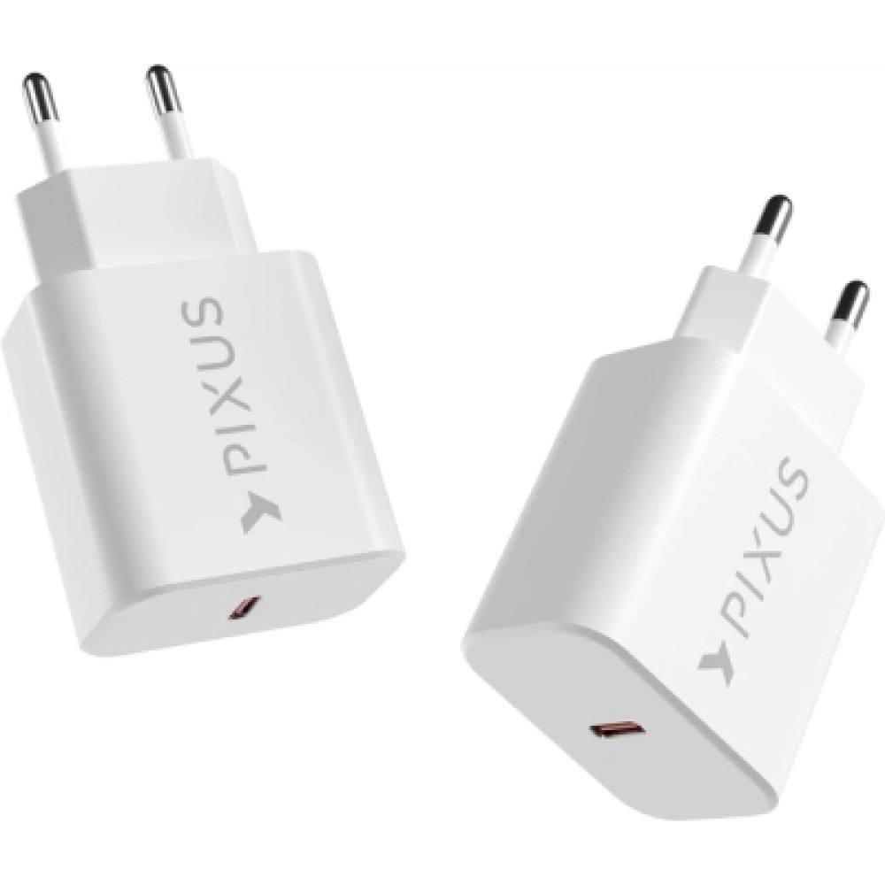 Зарядний пристрій Pixus 1xUSB-C PD20W GaN (4897058532555)