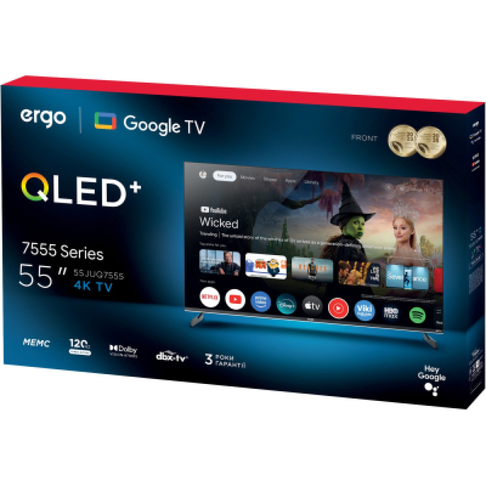 Телевізор Ergo 55JUQ7555