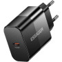 Зарядний пристрій Essager USB-C PD30W + cable USB-C to USB-C 60W black (E30JSB1-SYTT1-T)