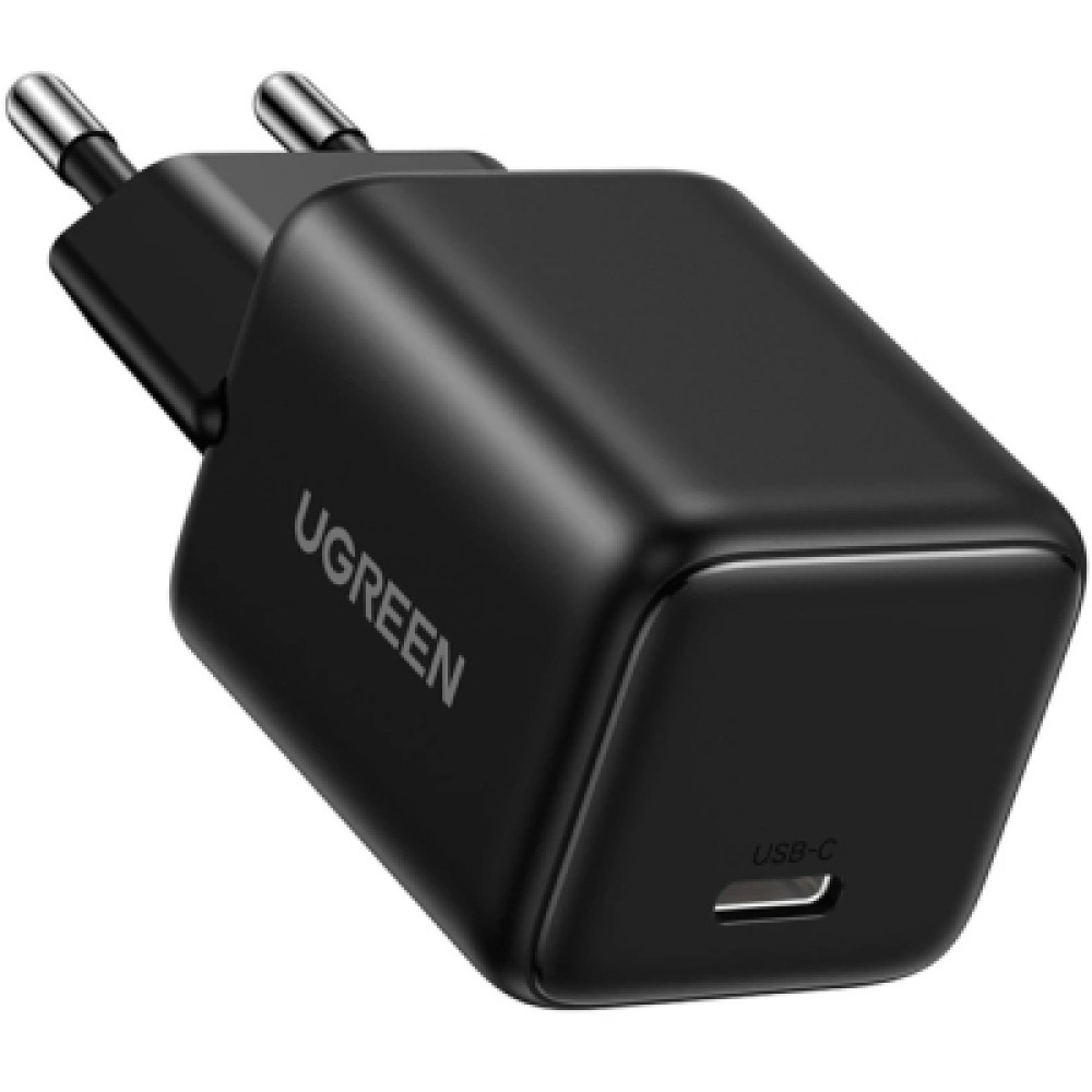 Зарядний пристрій Ugreen X513 USB-C PD30W QC4.0 GaN black (65007)