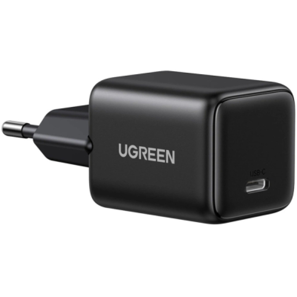Зарядний пристрій Ugreen X513 USB-C PD30W QC4.0 GaN black (65007)