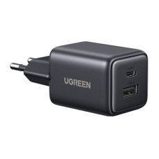 Зарядний пристрій Ugreen X514 1xUSB-C PD20W + 1xUSB GaN black (65737)