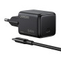 Зарядний пристрій Ugreen X517 USB-C PD25W GaN black (65736)