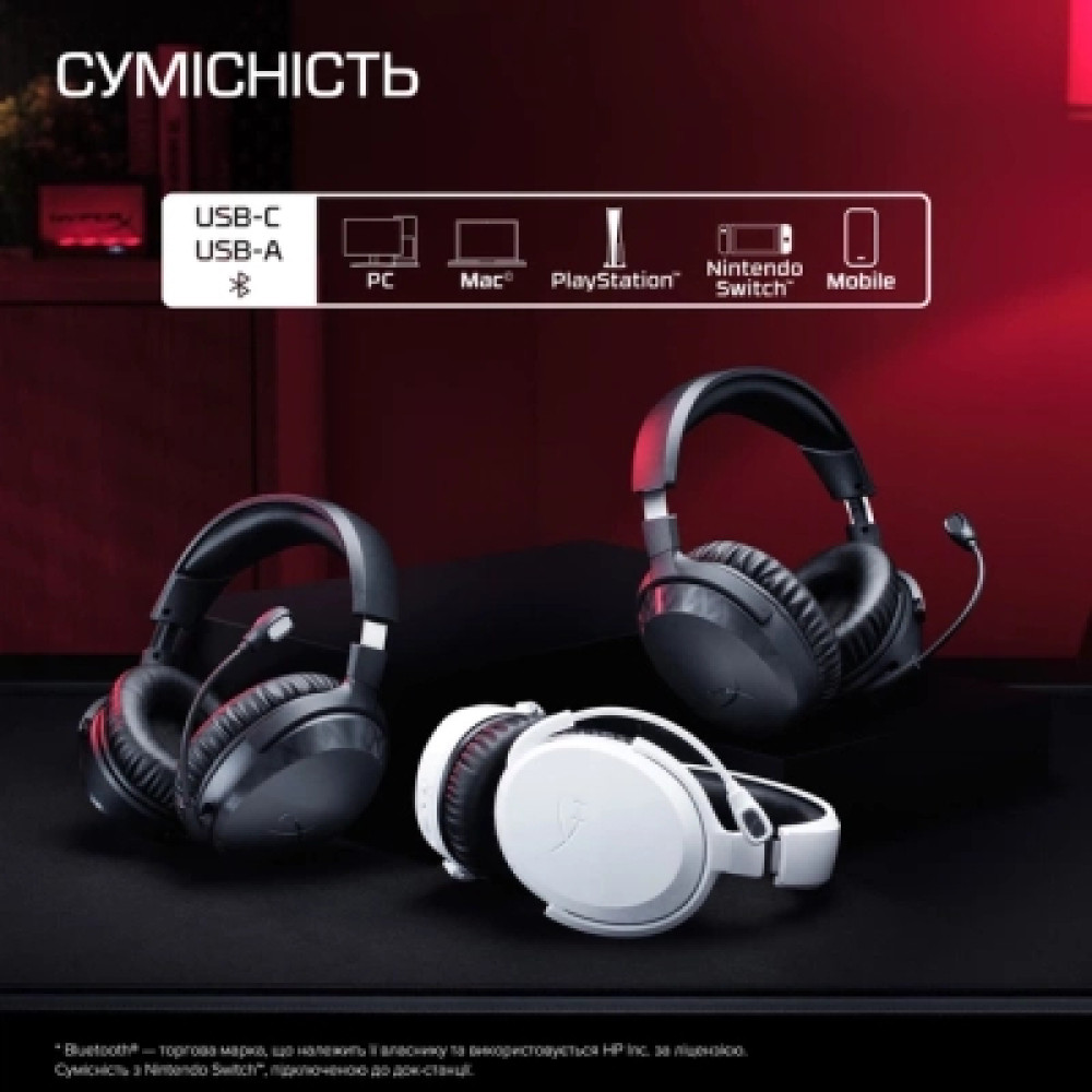Навушники HyperX Cloud Stinger 3 Wireless Black (BS1T8AA)