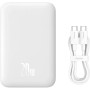 Батарея універсальна Baseus Airpow 6000mAh 20W Mag White (P10022807213-00)