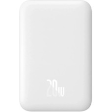 Батарея універсальна Baseus Airpow 6000mAh 20W Mag White (P10022807213-00)