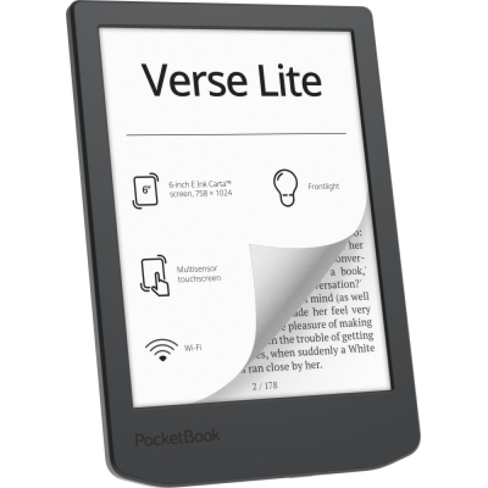 Електронна книга Pocketbook 619 Verse Lite, Midnight Grey (PB619-T-WW)