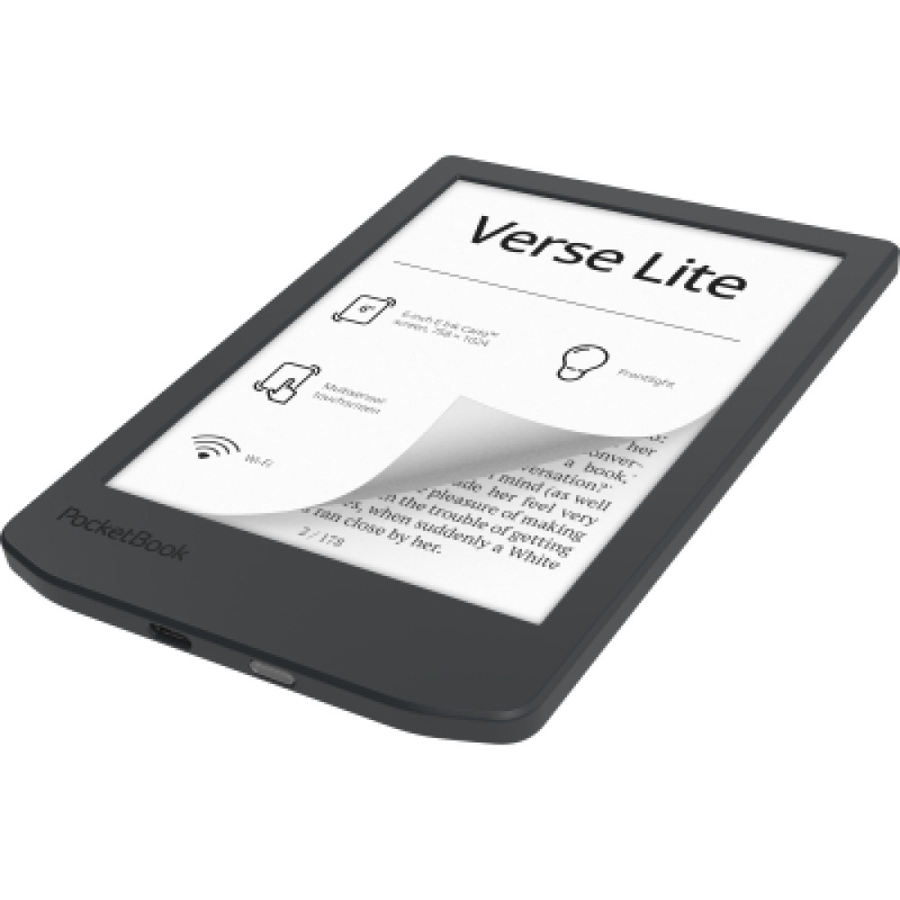 Електронна книга Pocketbook 619 Verse Lite, Midnight Grey (PB619-T-WW)