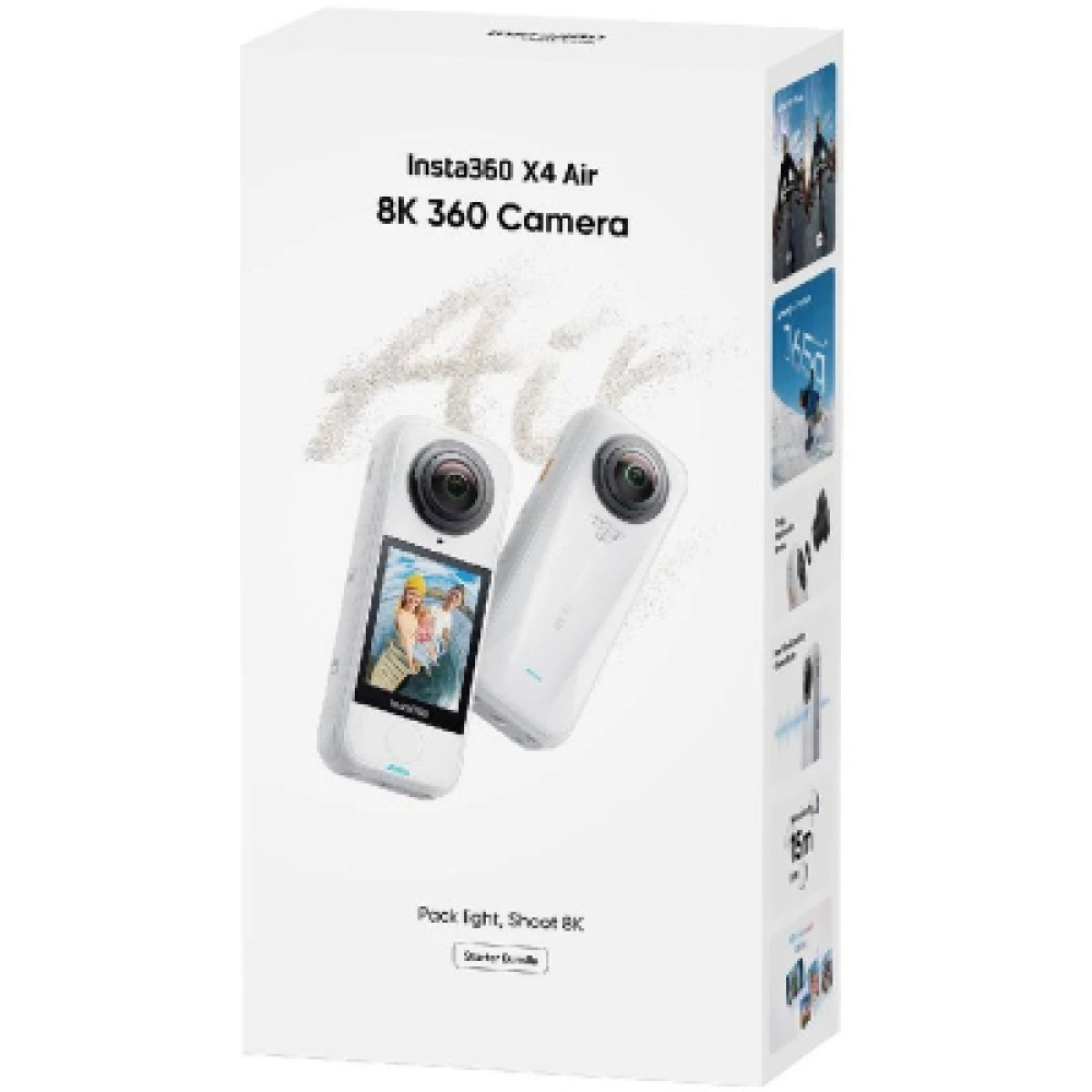Екшн-камера Insta360 X4 Air Starter Bundle Arctic White (6977644767399)