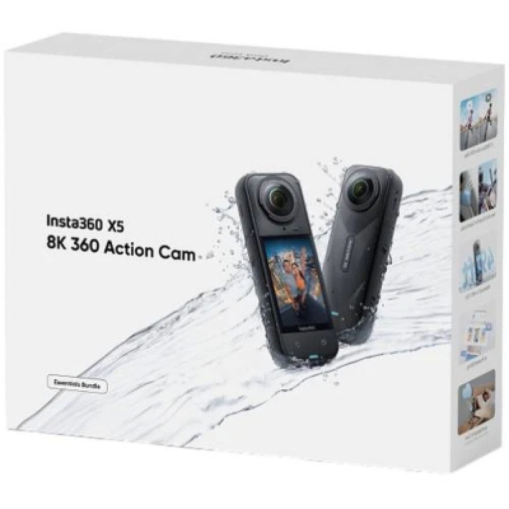Екшн-камера Insta360 X5 Essential Bundle Black (6977644761496)