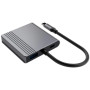 Концентратор Cablexpert USB-C 4-in-1 2xHDMI + 1xUSB 3.2 + 1xUSB-C PD 85W (A-CM-COMBO3-04)