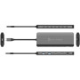 Концентратор J5create USB-C 7-in-1 2xHDMI + 2xUSB 3.2 + 1xRJ45 1000Mbps + PD100W + 3.5mm black (JCD398-N)