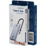 Концентратор Gembird USB-C 4-in-1 4xUSB-C 3.2 silver (UHB-CM-U310-C4-01)