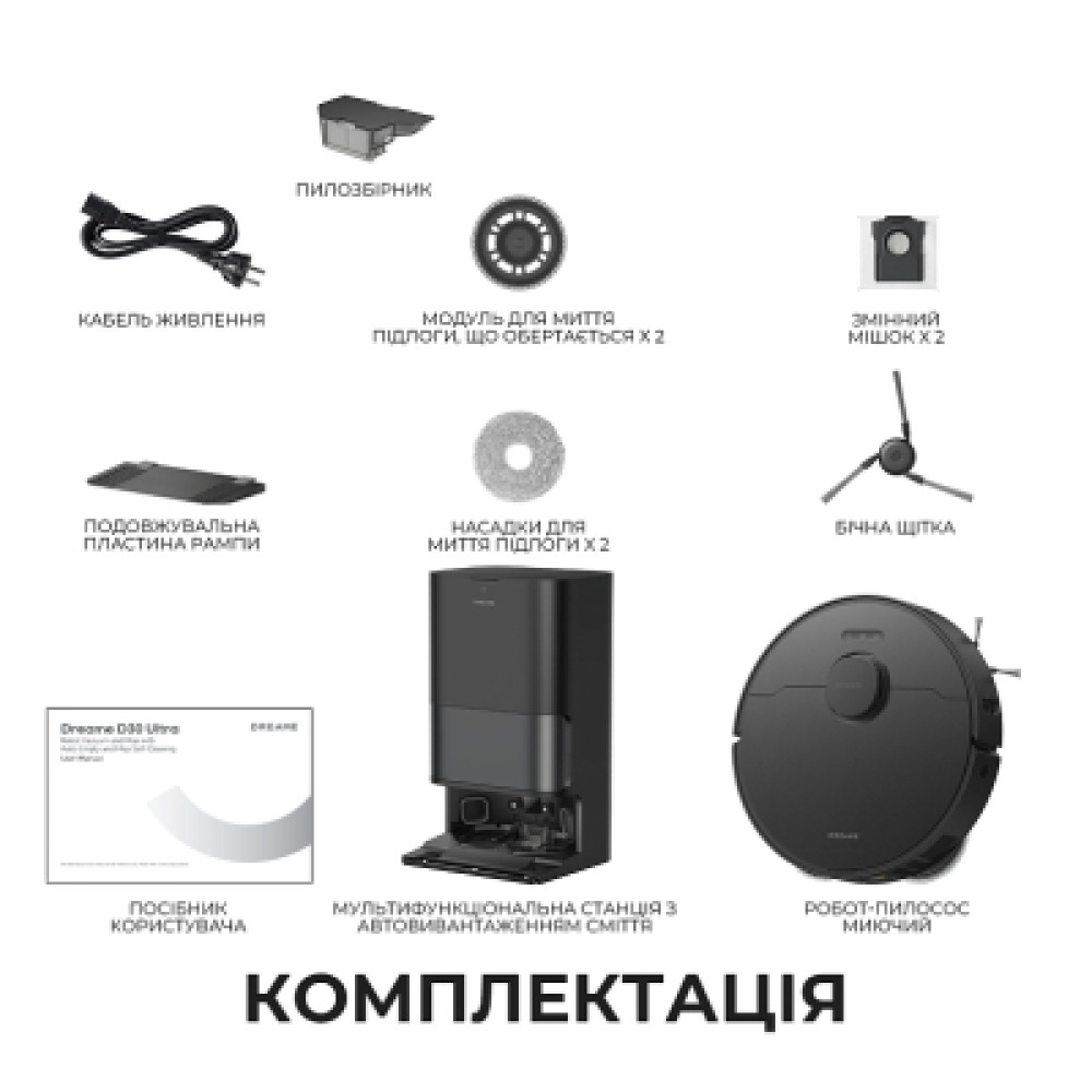 Пилосос Dreame D30 Ultra Black (RTD31TE-BL)