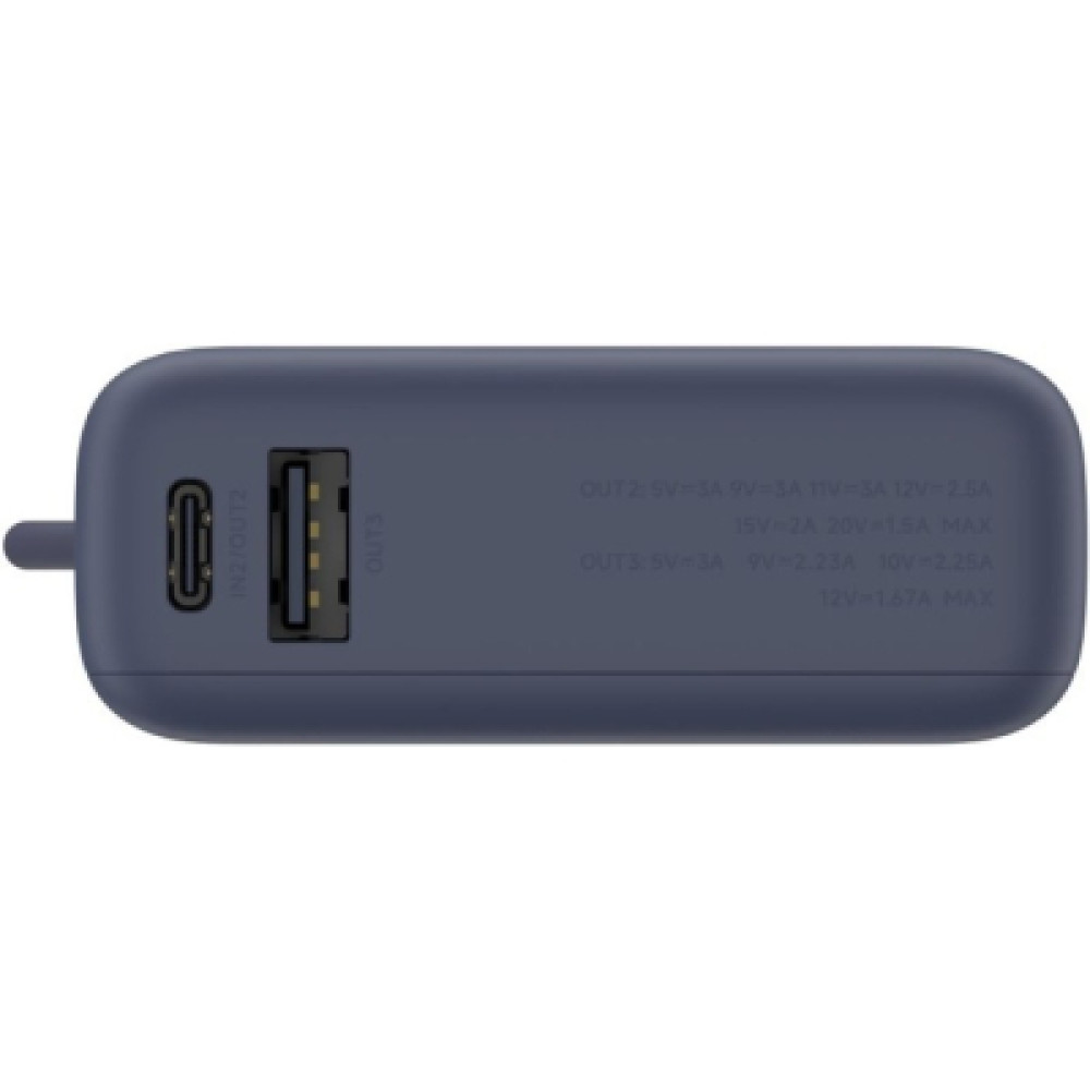 Батарея універсальна Xiaomi 10000mAh 33W Integrated Cable Blue (BHR9341GL)