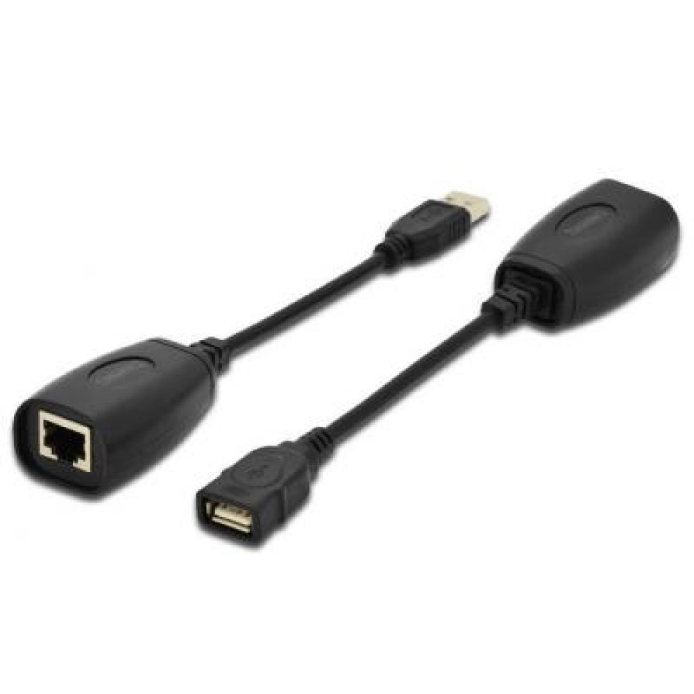 Адаптер Digitus USB extender 45 m RJ-45 to USB AF Cat5 (DA-70139-2)