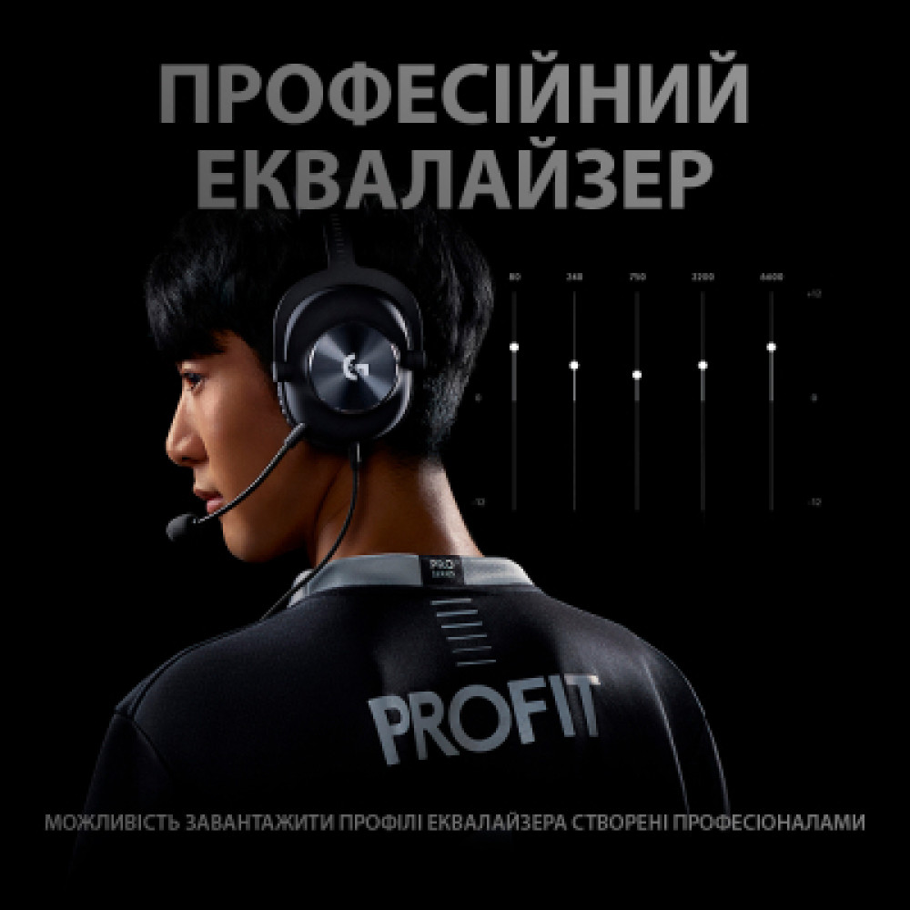 Навушники Logitech G PRO X Gaming Headset Black (981-000818)