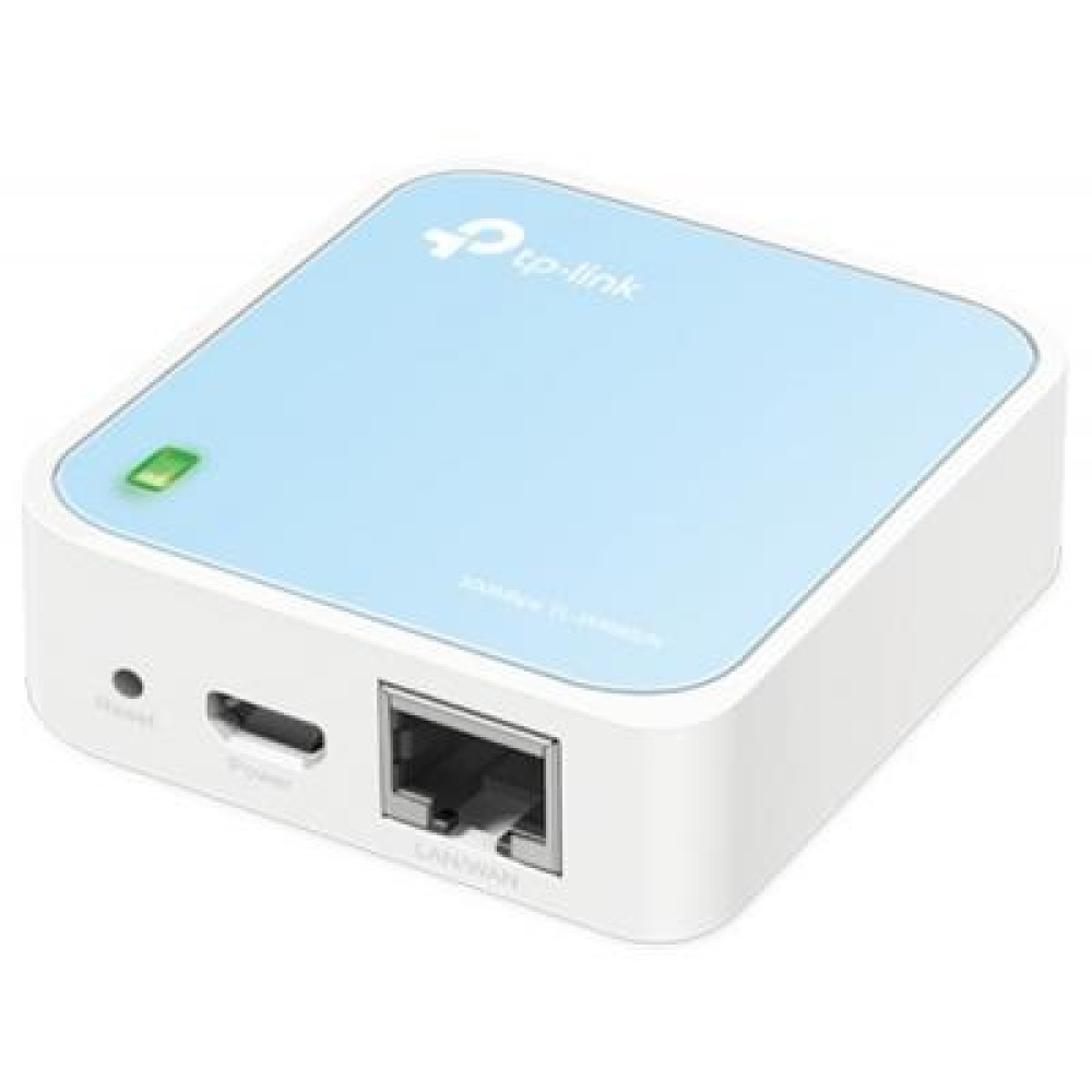 Маршрутизатор TP-Link TL-WR802N N300, 1xFE WAN/LAN, 1xmicro USB nano router (TL-WR802N)