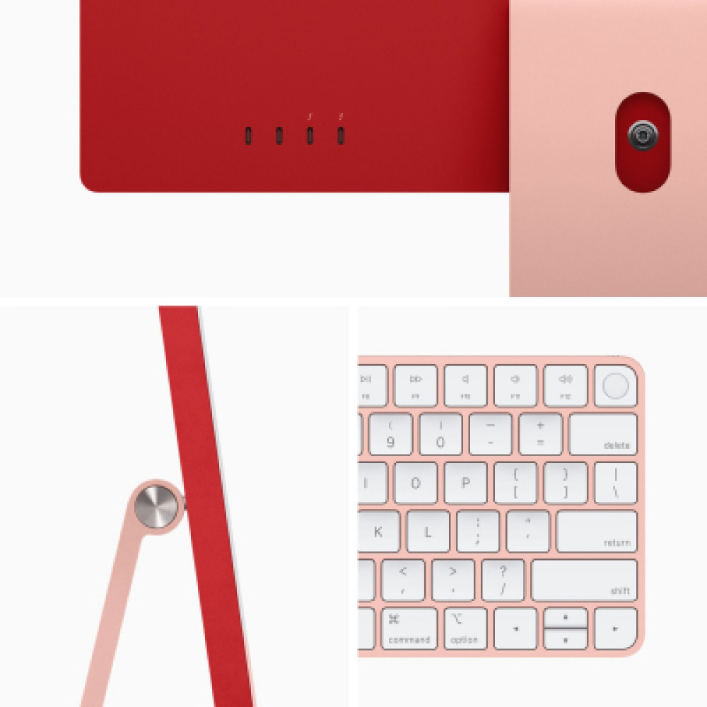 Комп'ютер Apple A2439 24" iMac Retina 4.5K / Apple M1 / Pink (MJVA3UA/A)